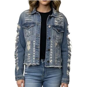 Cello Blue Denim Jacket